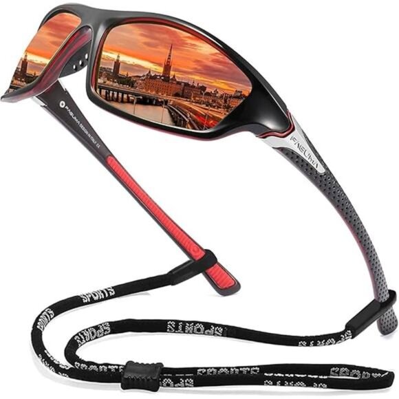 Sports Polarized Sunglasses For Men Cycling Driving Fishing 100% UV Protection - Picture 8 of 8